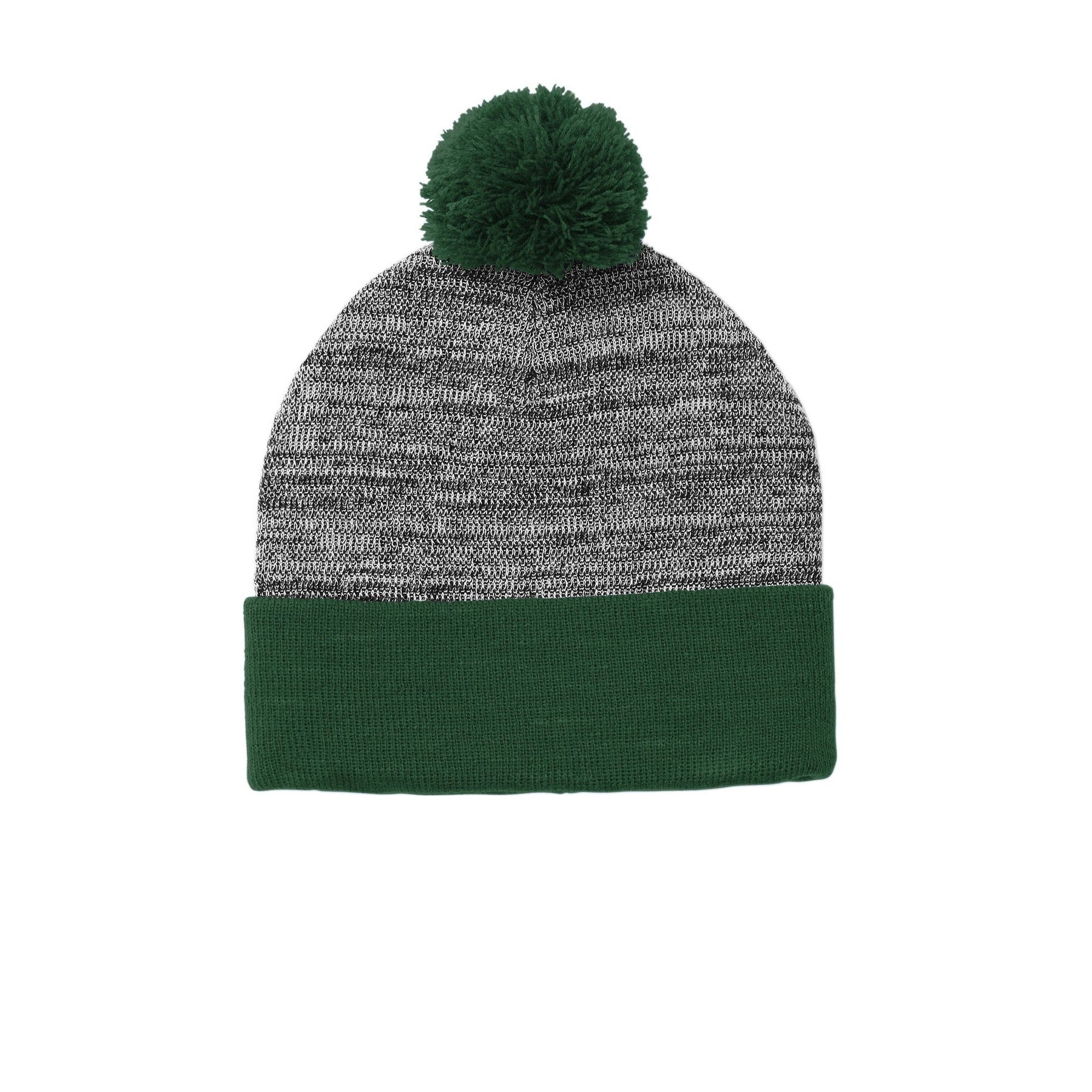 Sport-Tek-Sport-Tek ® Heather Pom Pom Beanie STC41-MedTech-2